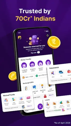 PhonePe UPI Payments, Loan App screenshot 1