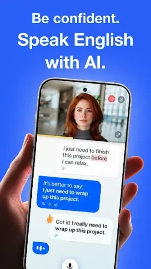 Speak English with Loora AI screenshot 1
