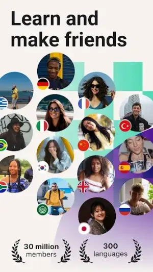 Tandem: Language exchange screenshot 1