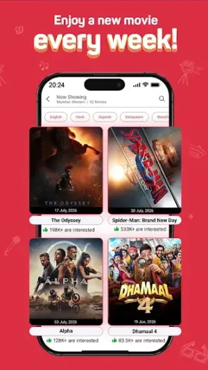 BookMyShow | Movies & Events screenshot 1