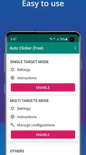 Auto Clicker - Automatic tap screenshot 1