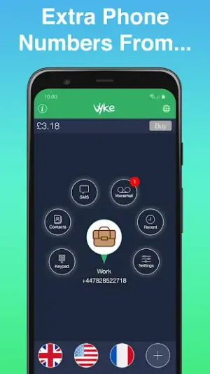Vyke: Second Phone/2nd Line screenshot 1