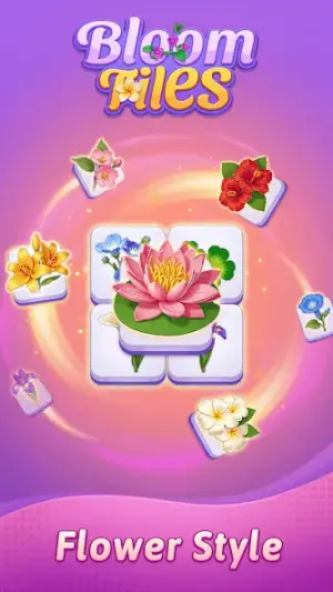 Bloom Tiles: Flower Match Game screenshot 1
