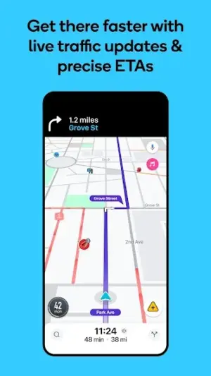 Waze Navigation & Live Traffic screenshot 1