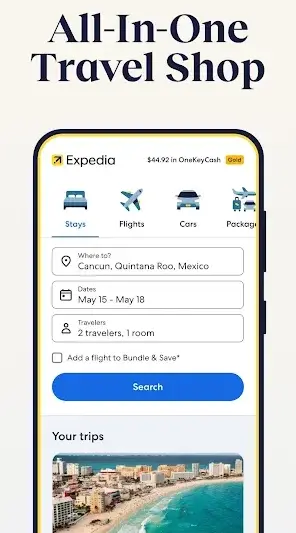 Expedia: Hotels, Flights, Cars screenshot 1