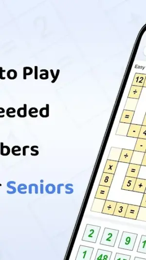 Crossmath® - Math Puzzle Games screenshot 1