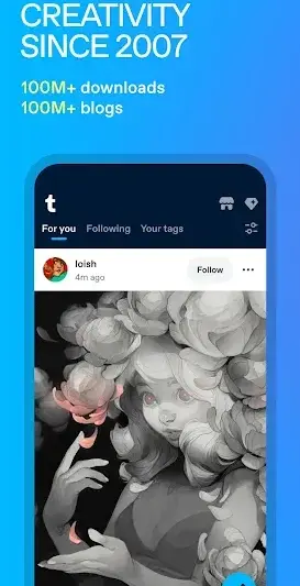 Tumblr: Social Media & Art screenshot 1