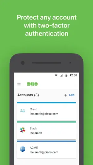 Duo Mobile screenshot 1