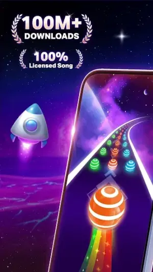 Dancing Road Color Balls Match screenshot 1