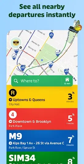 Transit - Subway & Bus Times screenshot 1