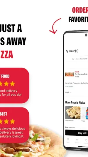 Papa Johns Pizza & Delivery screenshot 1