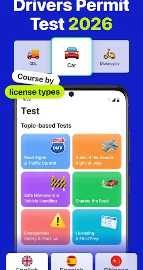 DMV Permit Practice Test 2026 screenshot 1