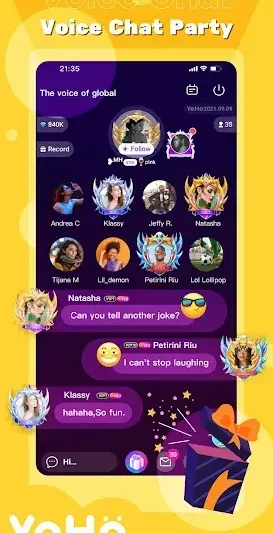 YoHo: Group Voice Chat Room screenshot 1