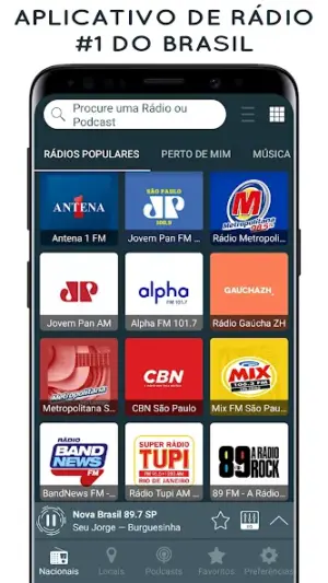 Radio Brazil - radio online screenshot 1