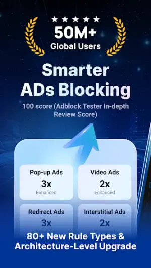 FREE ADBLOCKER BROWSER screenshot 1