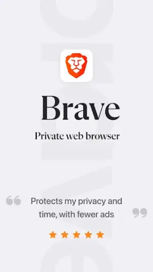 Brave Private Web Browser, VPN screenshot 1