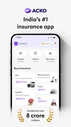 ACKO Insurance screenshot 1