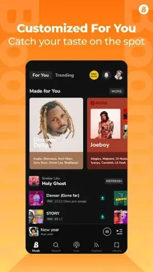 Boomplay: Music & Live Stream screenshot 2