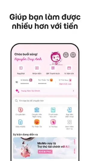 MoMo-Trợ Thủ Tài Chính với AI screenshot 2