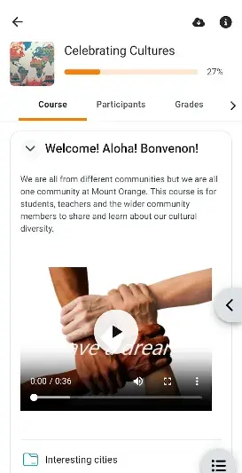 Moodle screenshot 2
