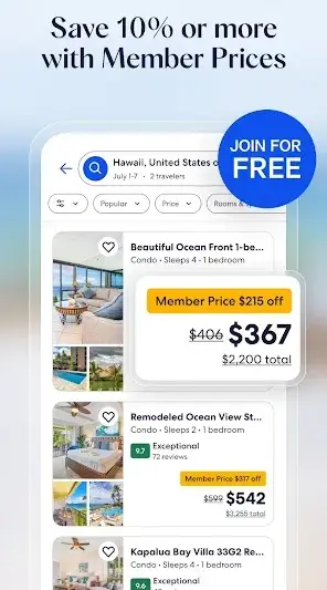 Vrbo Vacation Rentals screenshot 2