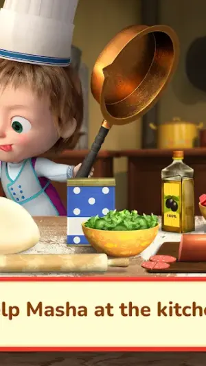 Masha and the Bear Pizza Maker screenshot 2