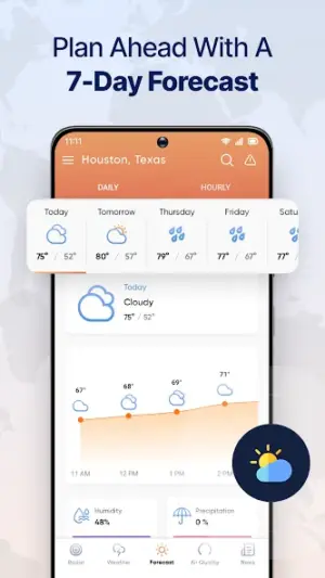 Live Weather Radar Launcher screenshot 2