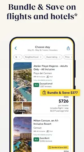 Expedia: Hotels, Flights, Cars screenshot 2