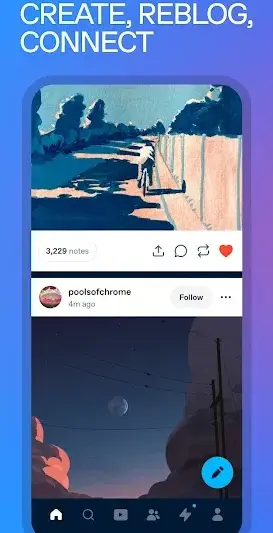 Tumblr: Social Media & Art screenshot 2