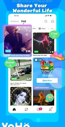YoHo: Group Voice Chat Room screenshot 2