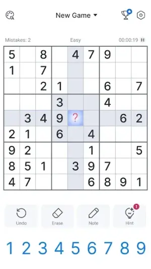 Sudoku - Classic Sudoku Puzzle screenshot 2