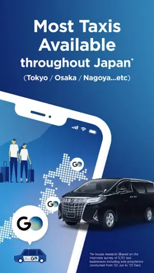 GO / Taxi app for Japan visit screenshot 2