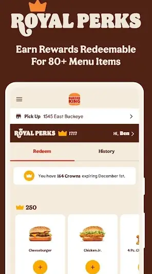 BURGER KING® App screenshot 2
