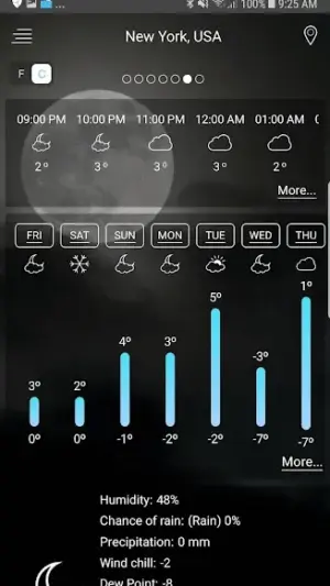Weather app screenshot 2