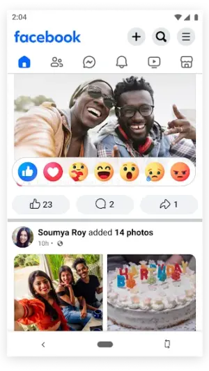 Facebook Lite screenshot 2