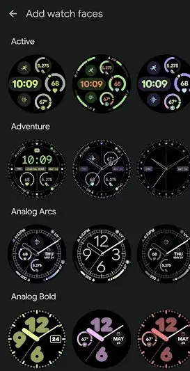 Google Pixel Watch screenshot 3