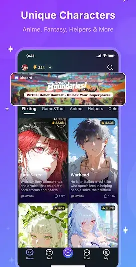 HiWaifu: AI Friend & Waifu Hub screenshot 3