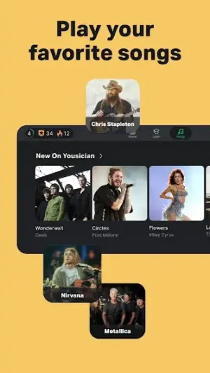 Yousician: Learn & Play Guitar screenshot 3