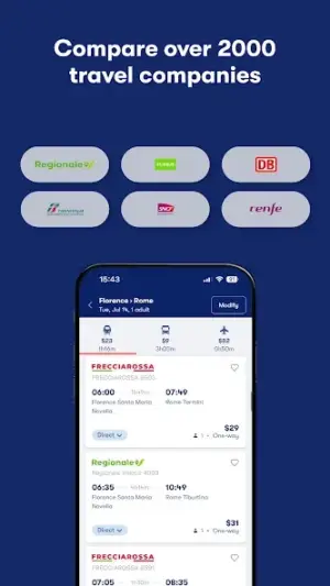 Omio: Book Train, Bus, Flights screenshot 3