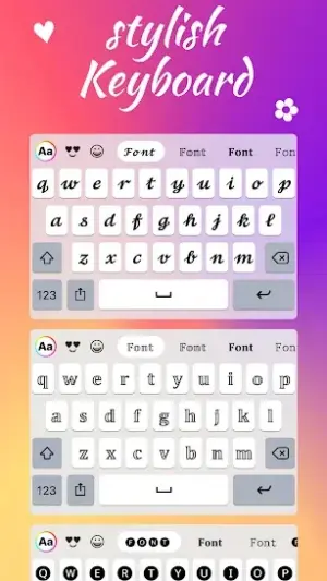 Fonts Keyboard Themes & Emoji screenshot 3