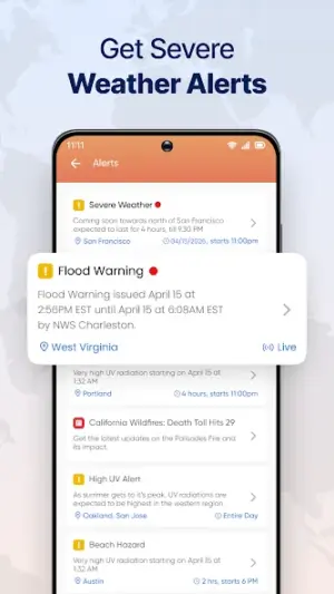 Live Weather Radar Launcher screenshot 3