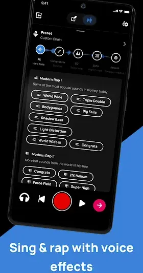 Voloco: Auto Vocal Tune Studio screenshot 3