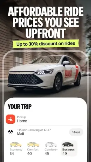 Yango: taxi, food, delivery screenshot 3