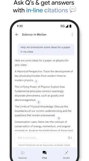 Gemini Notebook screenshot 3
