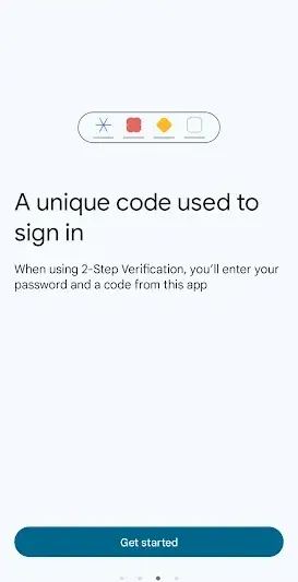 Google Authenticator screenshot 3