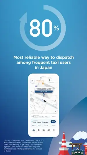 GO / Taxi app for Japan visit screenshot 3