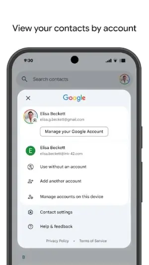 Contacts screenshot 3