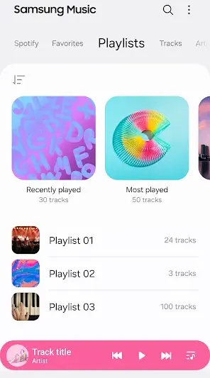 Samsung Music screenshot 4