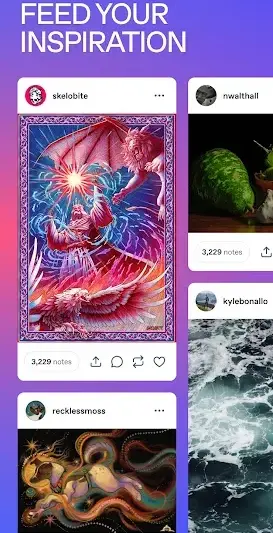 Tumblr: Social Media & Art screenshot 4