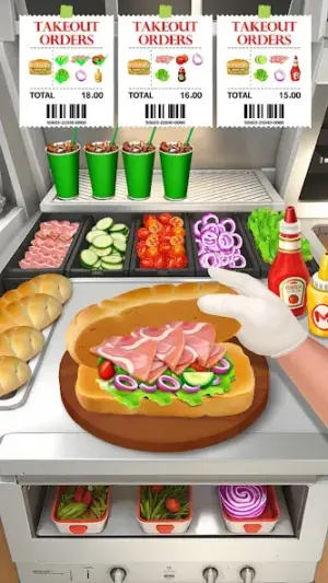 Happy Diner Story™: Cooking screenshot 4